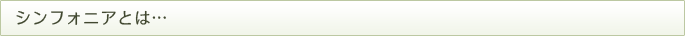 シンフォニアとは…